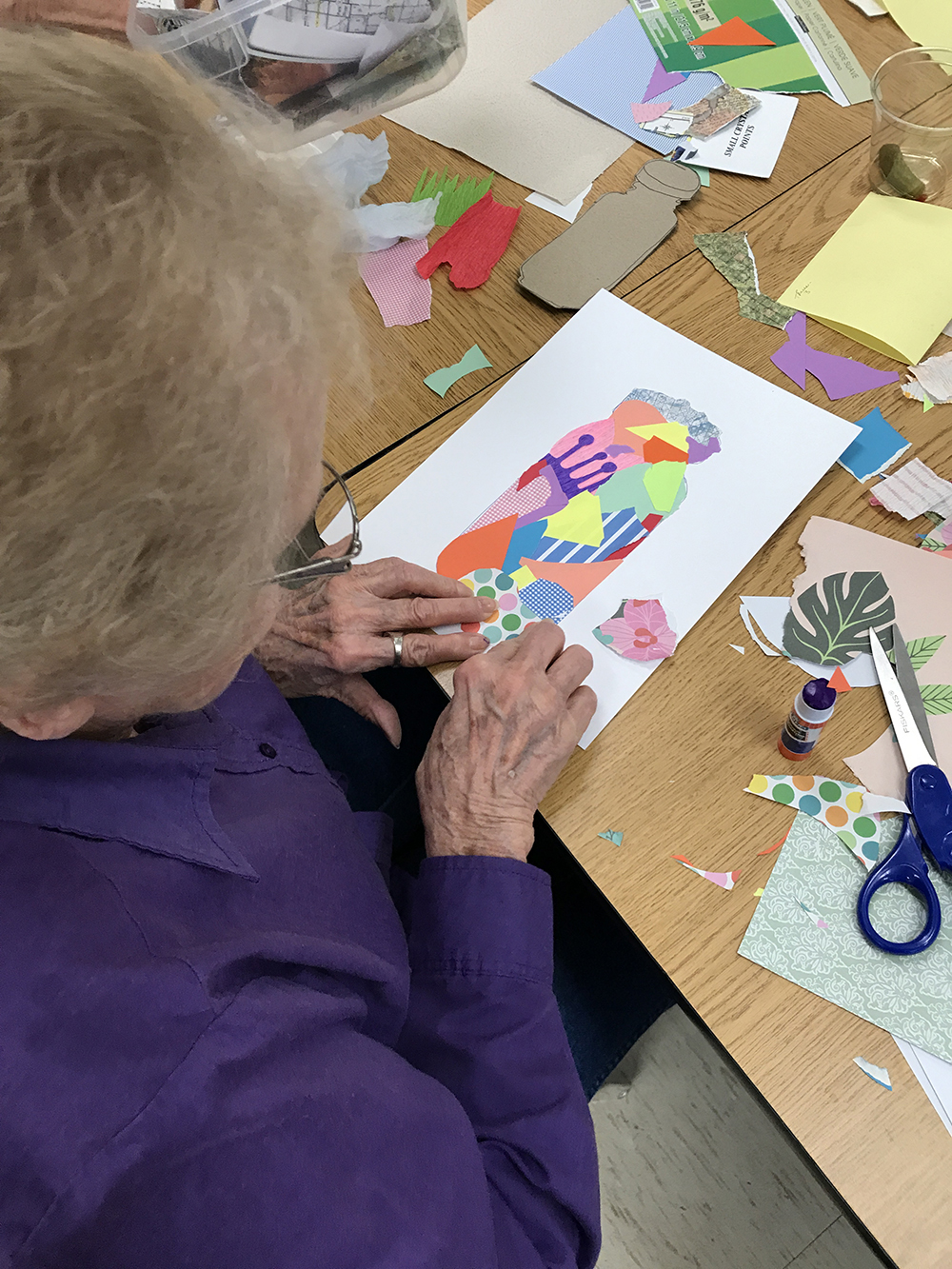 Woman during May 2018 Long x canning Art for Life session