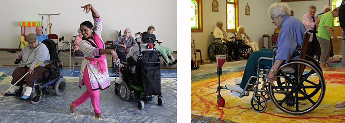 Wheelchair painting