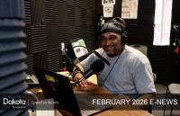 D State Penitentiary's Chainz 2 Changed Podcast Co-host Antonio Stridiron sitting in the recording booth