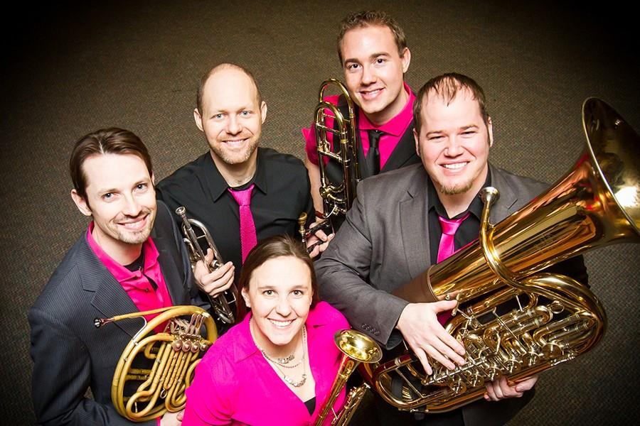 Photo of the Copper Street Brass Quintet