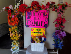 From Shawn Fricke Floral arrangement workshop, “Bloom Into Equality”