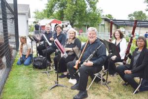 New York Kammermusiker during Three Rivers Arts Council’s public music performance at zoo in Wahpeton