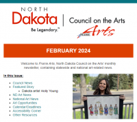 Screenshot of top of NDCA February 2024 enews