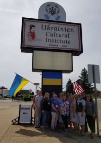 NDCA staff and board at Ukrainian Cultural Institute in Dickinson, June 2023