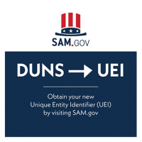 Go to Sam website to get UEI number to replace DUNS